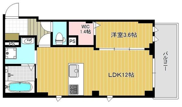 新深江駅 徒歩7分 3階の物件間取画像